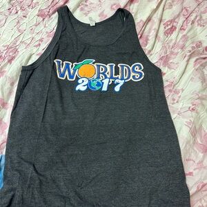 Orange 2017 tank top size M